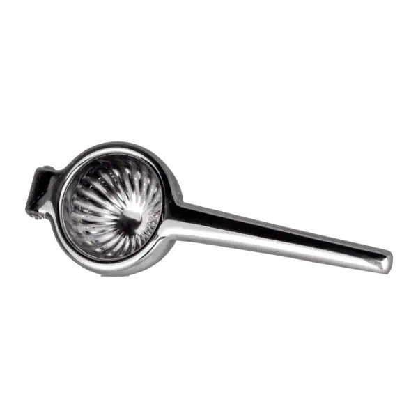 presse-citron Platinum de Lumian en acier inoxydable 18/10, coupelle à nervures et manche long
