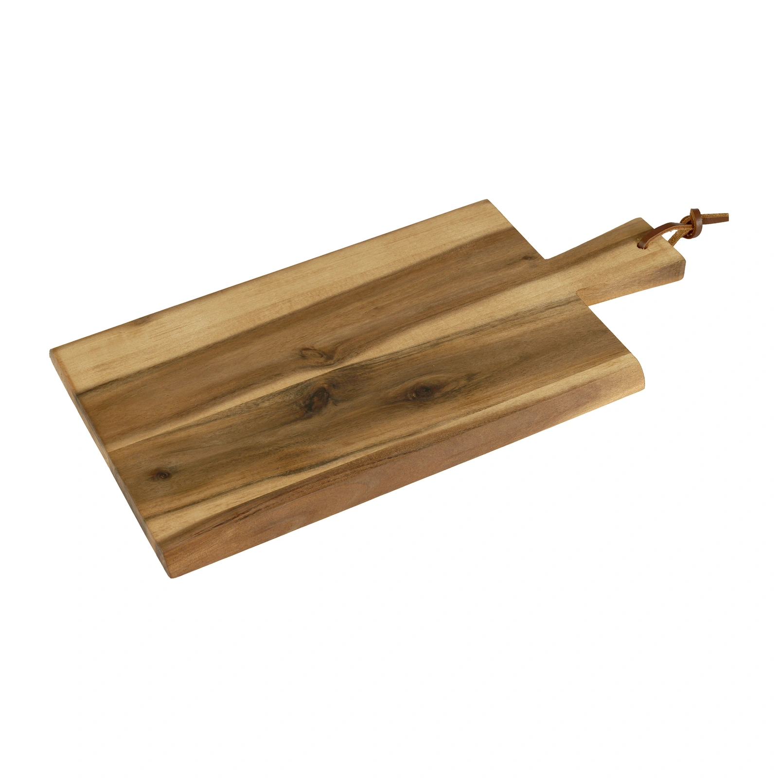 planche à charcuterie Kesper en acacia : 27,5 cm de surface utile sur 35 cm de longueur
